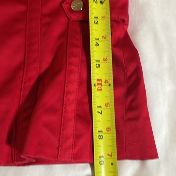Jones New York Women’s Red Cropped Jacket Size Petite Small - Picture 7 of 8